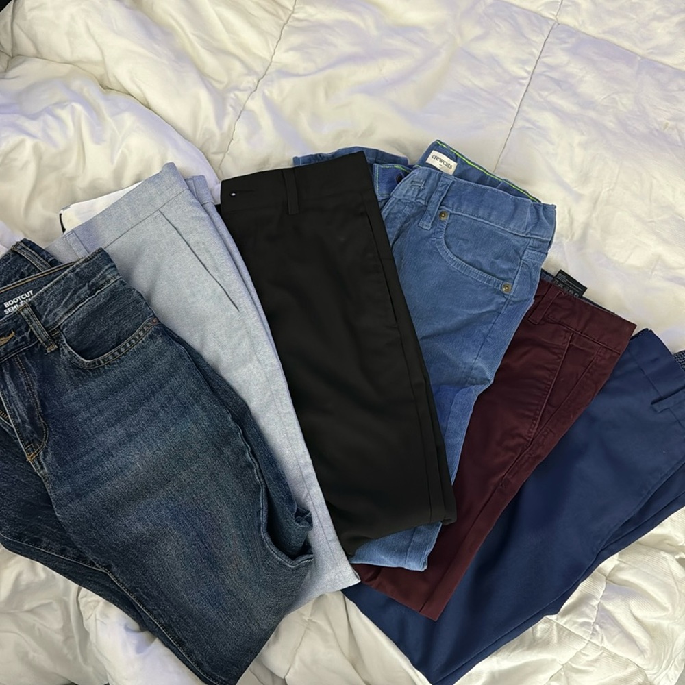 Lot of 6 size 10 boys pant bottoms